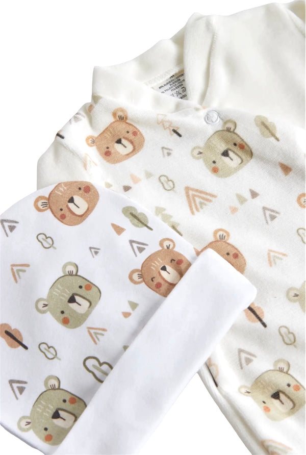 Cotton Bear Print Set