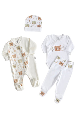 Cotton Bear Print Set